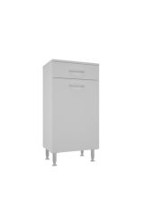 MDF Banyo Kirli Çamaşır Sepetli Çekmeceli Dolap