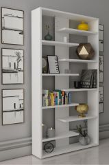 Denver Dekoratif MDF Kitaplık Beyaz
