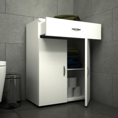2 Kapak Çekmeceli Mutfak Banyo Dolabı