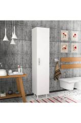 5 Raflı Banyo Boy Dolabı Çok Amaçlı Dolap