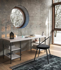 EraHome Buket Lüx Metal Çalışma Masası Bilgisayar Sehpası Beyaz