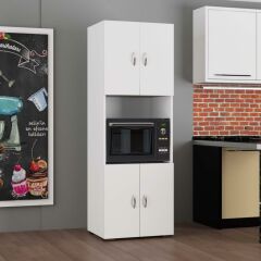 MDF Hera Mini Fırın Dolabı Kiler Erzak Dolabı